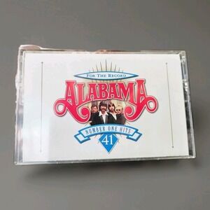 Alabama FOR THE RECORD Number One Hits 41 Cassette Tape - TESTED
